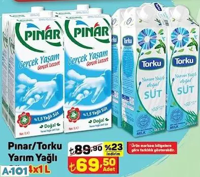 TORKU YARIM YAĞLI SÜT TORKU YARIM YAĞLI SÜT
